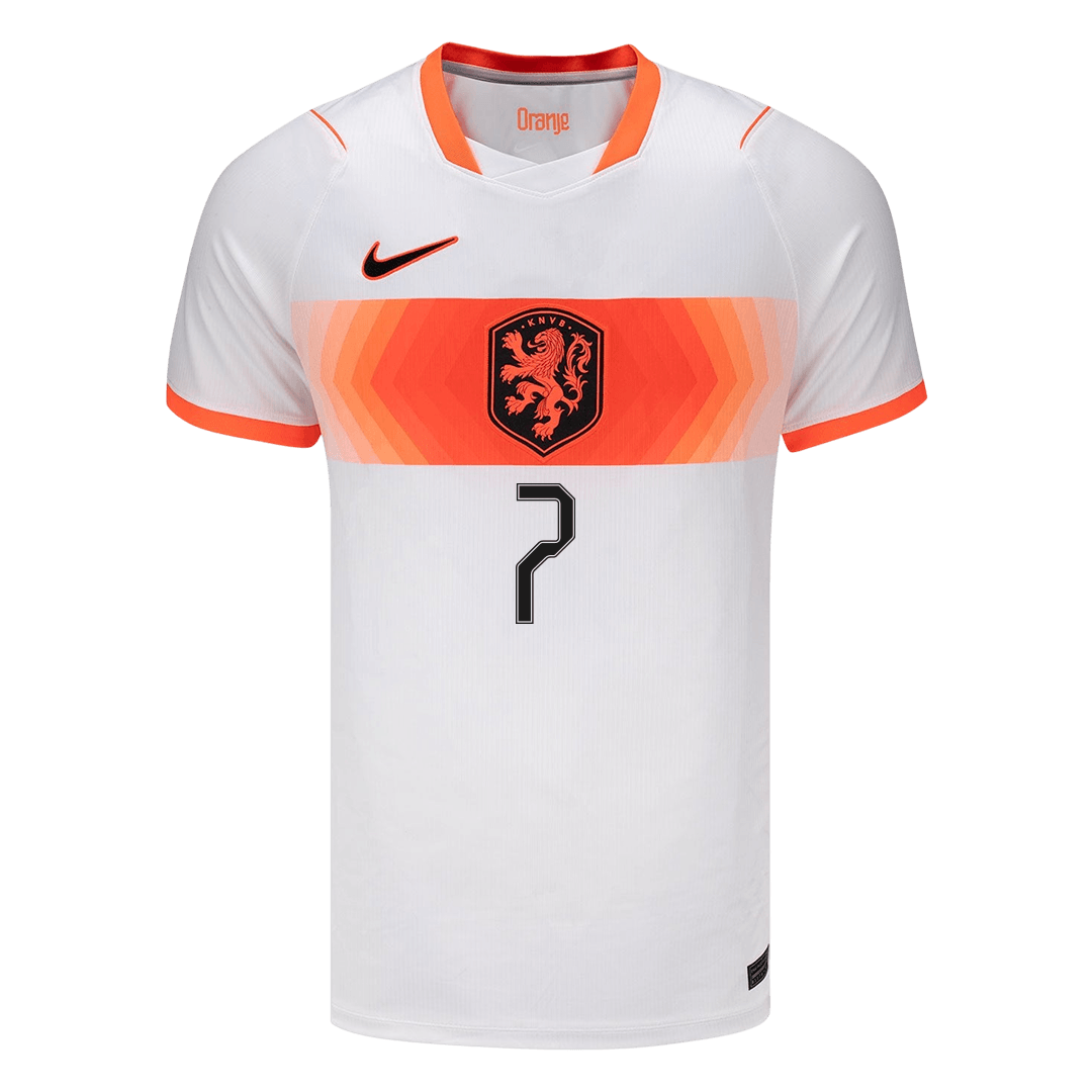 XAVI #7 Men's Netherlands World Cup 2026 Away Soccer Jersey