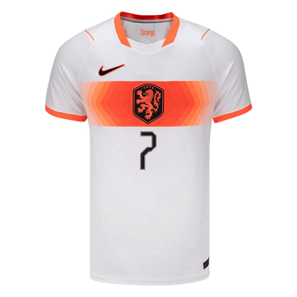 XAVI #7 Men's Netherlands World Cup 2026 Away Soccer Jersey