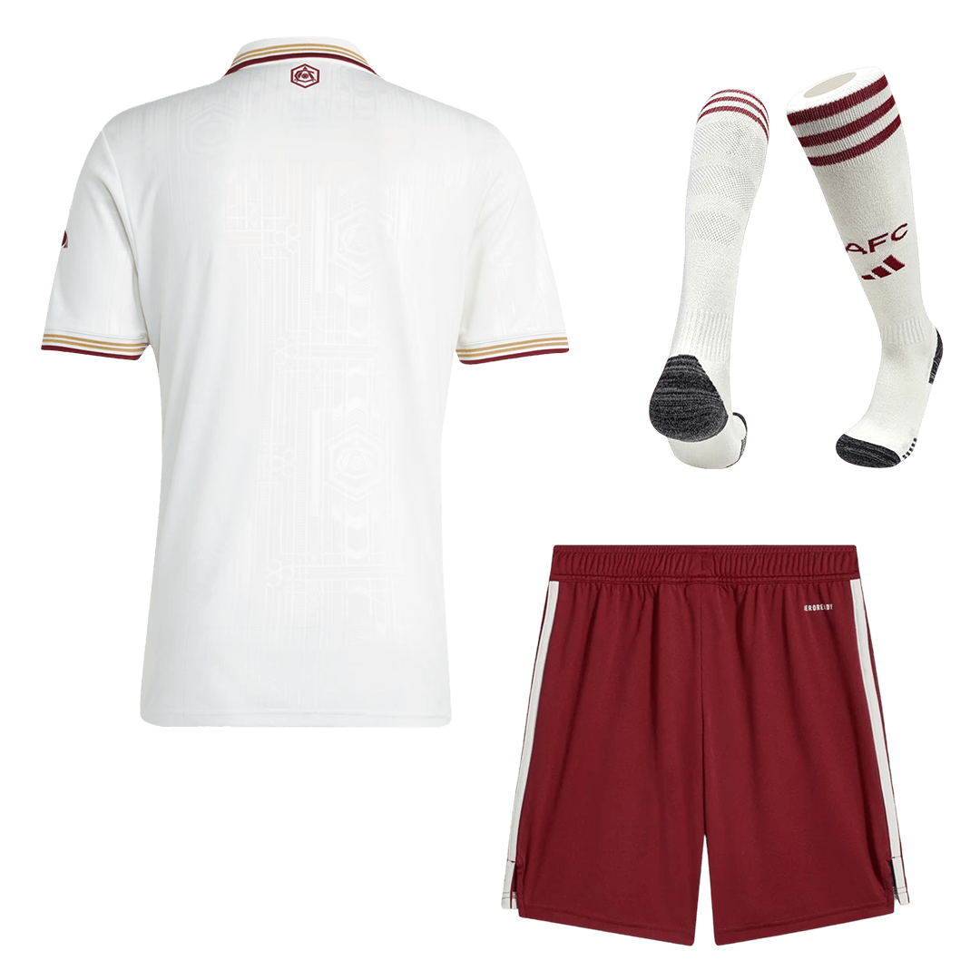 Men's Arsenal 2025/26 Third Away Soccer Jersey Full Kit