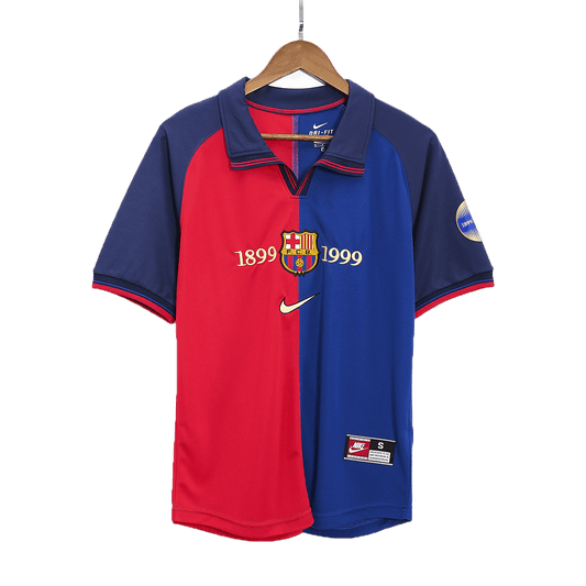 Retro Men's Barcelona 1999/00 Home Soccer Jersey