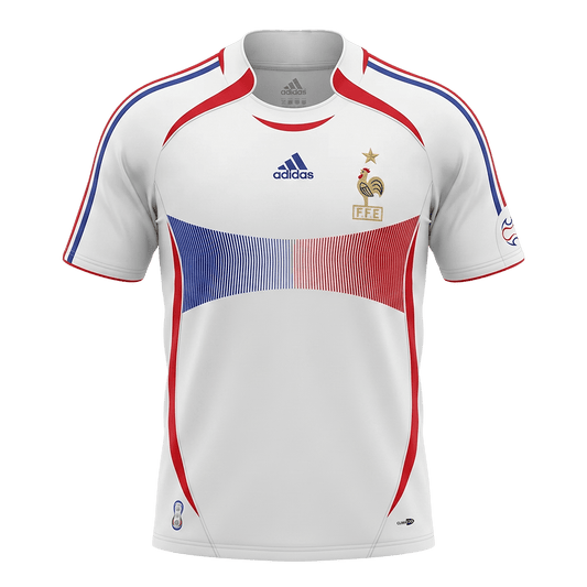 Retro Men's France 2006 Away Soccer Jersey