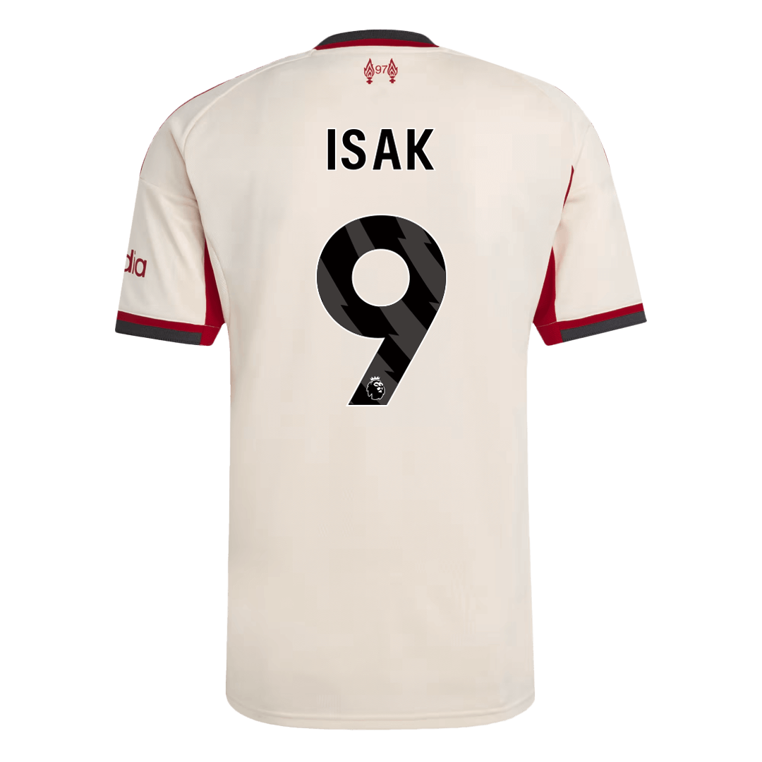 ISAK #9 Men's Liverpool 2025/26 Away Soccer Jersey