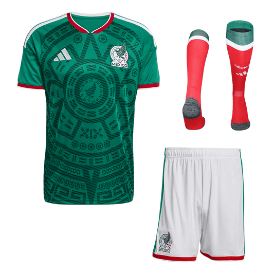 Men's Mexico World Cup 2026 Home Soccer Jersey Full Kit [PREMIUM]