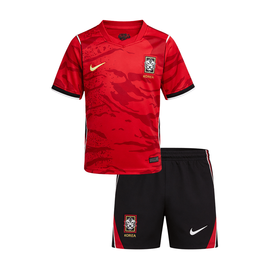 Kid's South Korea World Cup 2026 Home Soccer Jersey Kit