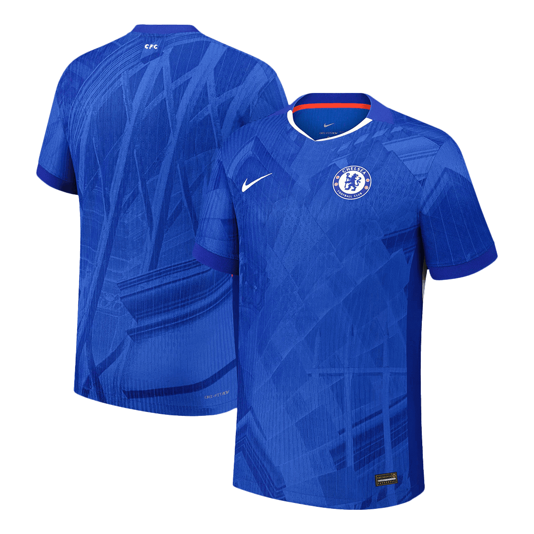Men's Chelsea 2025/26 Player Version Home Soccer Jersey - Slim Fit