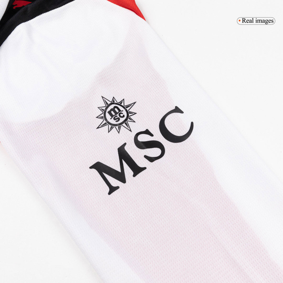 Men's AC Milan 2025/26 Away Long Sleeve Soccer Jersey