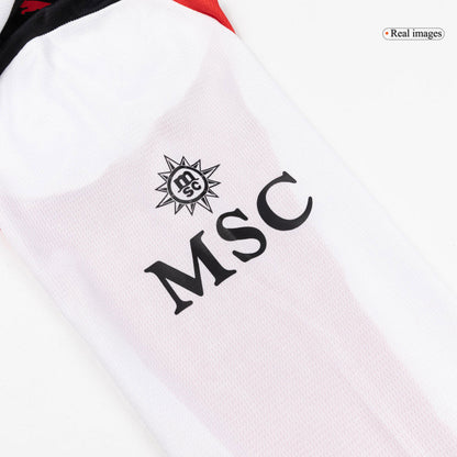 Men's AC Milan 2025/26 Away Long Sleeve Soccer Jersey