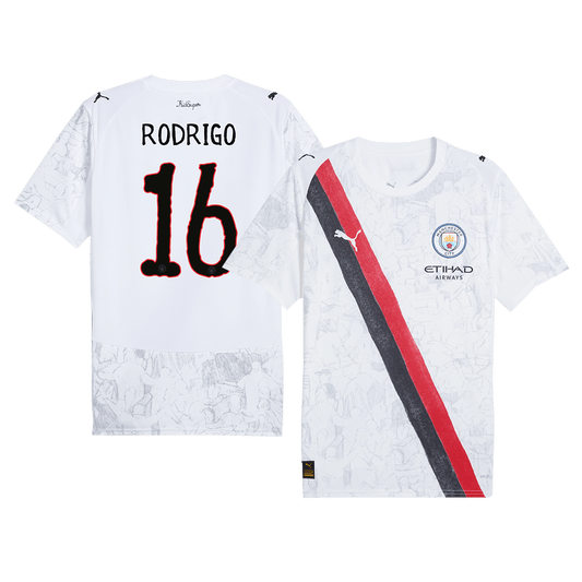 RODRIGO #16 Men's Manchester City World Cup 2025/26 KidSuper Soccer Jersey