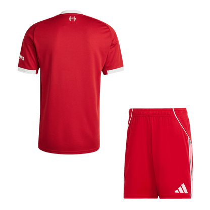 Men's Liverpool 2025/26 Home Soccer Jersey Kit