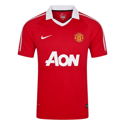 Retro Men's Manchester United 2010/11 Home Soccer Jersey