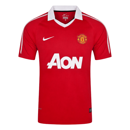 Retro Men's Manchester United 2010/11 Home Soccer Jersey
