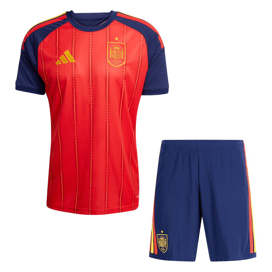 Men's Spain World Cup 2026 Home Soccer Jersey Kit [PREMIUM]