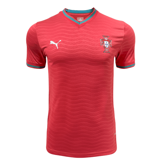 Men's Portugal World Cup 2026 Player Version Home Soccer Jersey - Slim Fit