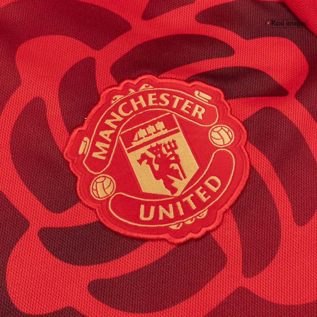 Men's Manchester United 2025/26 Long Sleeve Soccer Jersey