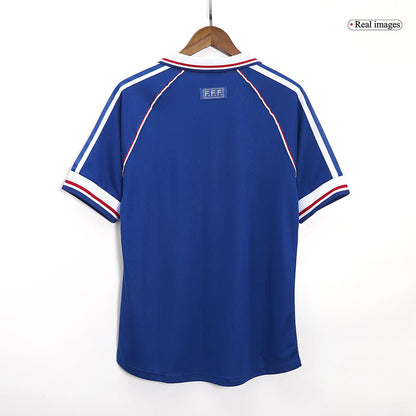 Retro Men's France 1998 Home Soccer Jersey