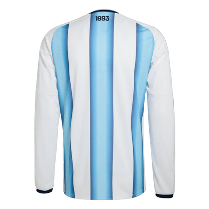 Men's Argentina World Cup 2026 Home Long Sleeve Soccer Jersey