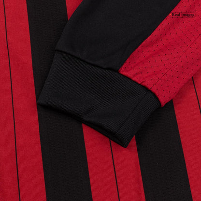 Retro Men's AC Milan 2013/14 Home Long Sleeve Soccer Jersey