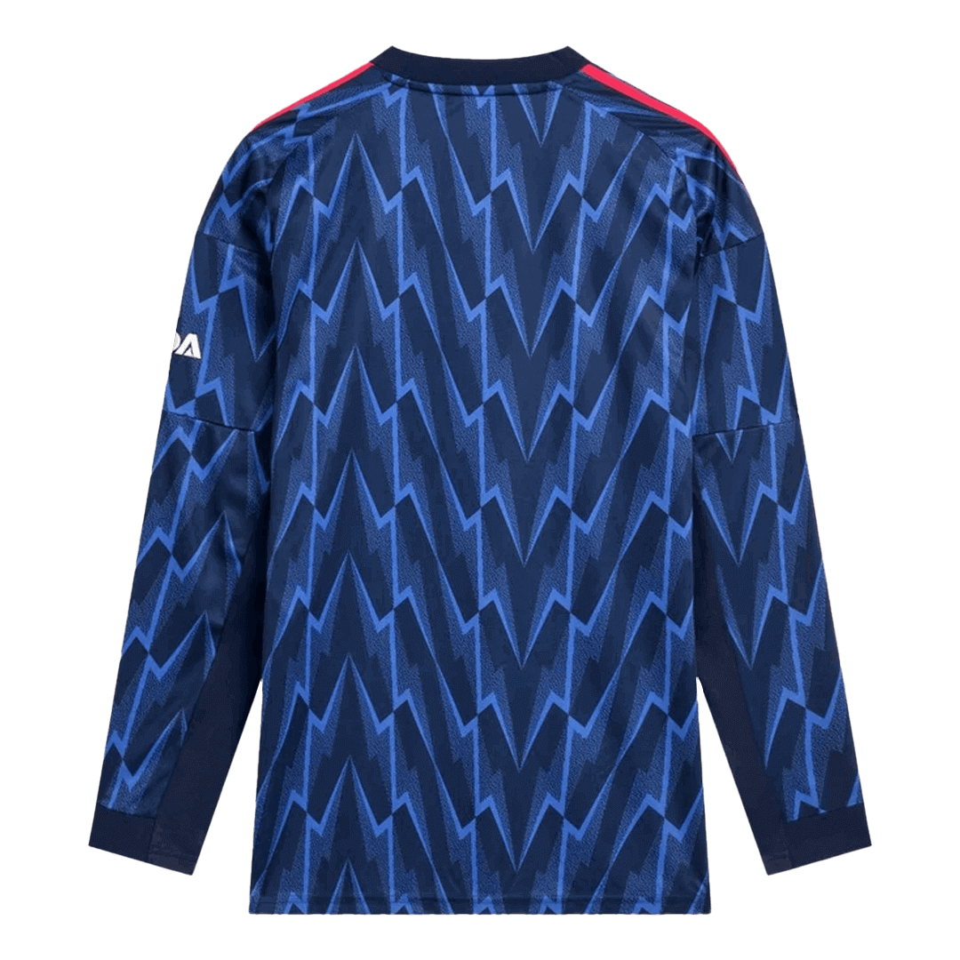 Men's Arsenal 2025/26 Away Long Sleeve Soccer Jersey