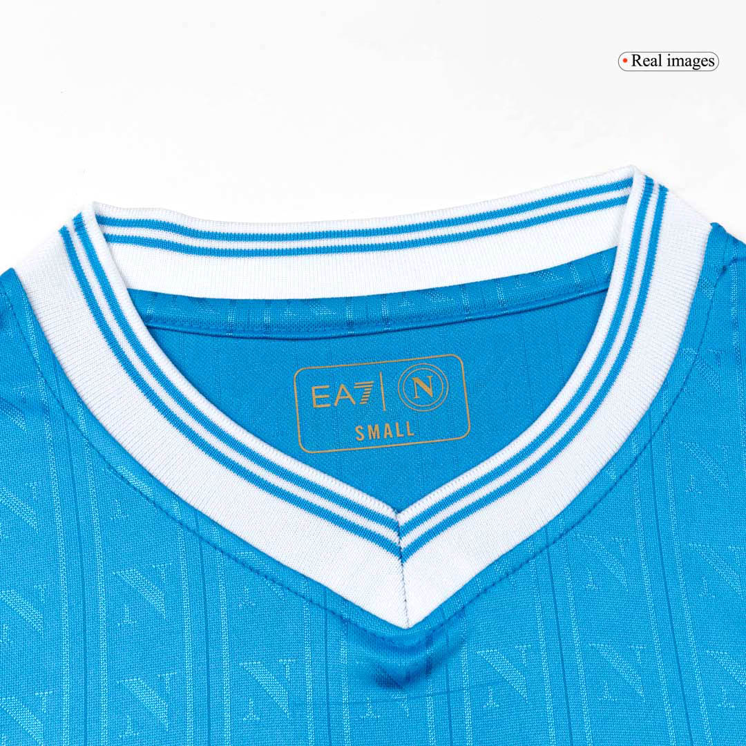 Men's Napoli 2025/26 Player Version Home Soccer Jersey - Slim Fit