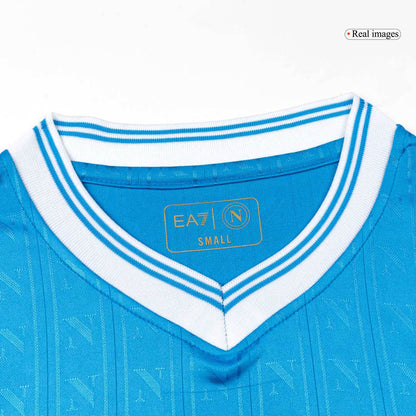 Men's Napoli 2025/26 Player Version Home Soccer Jersey - Slim Fit