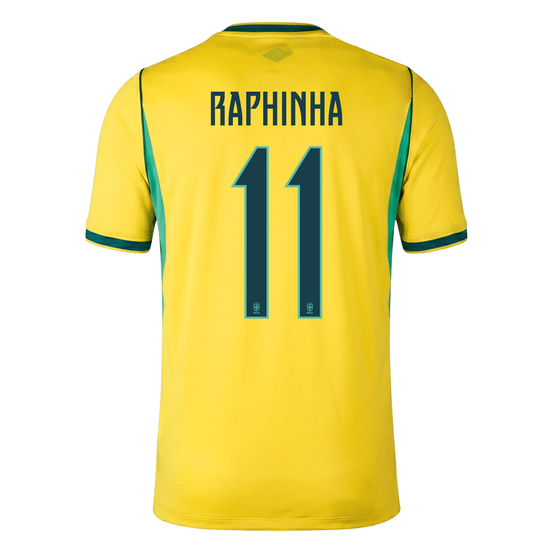 RAPHINHA #11 Men's Brazil World Cup 2026 Home Soccer Jersey [PREMIUM]
