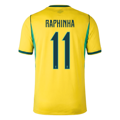 RAPHINHA #11 Men's Brazil World Cup 2026 Home Soccer Jersey [PREMIUM]