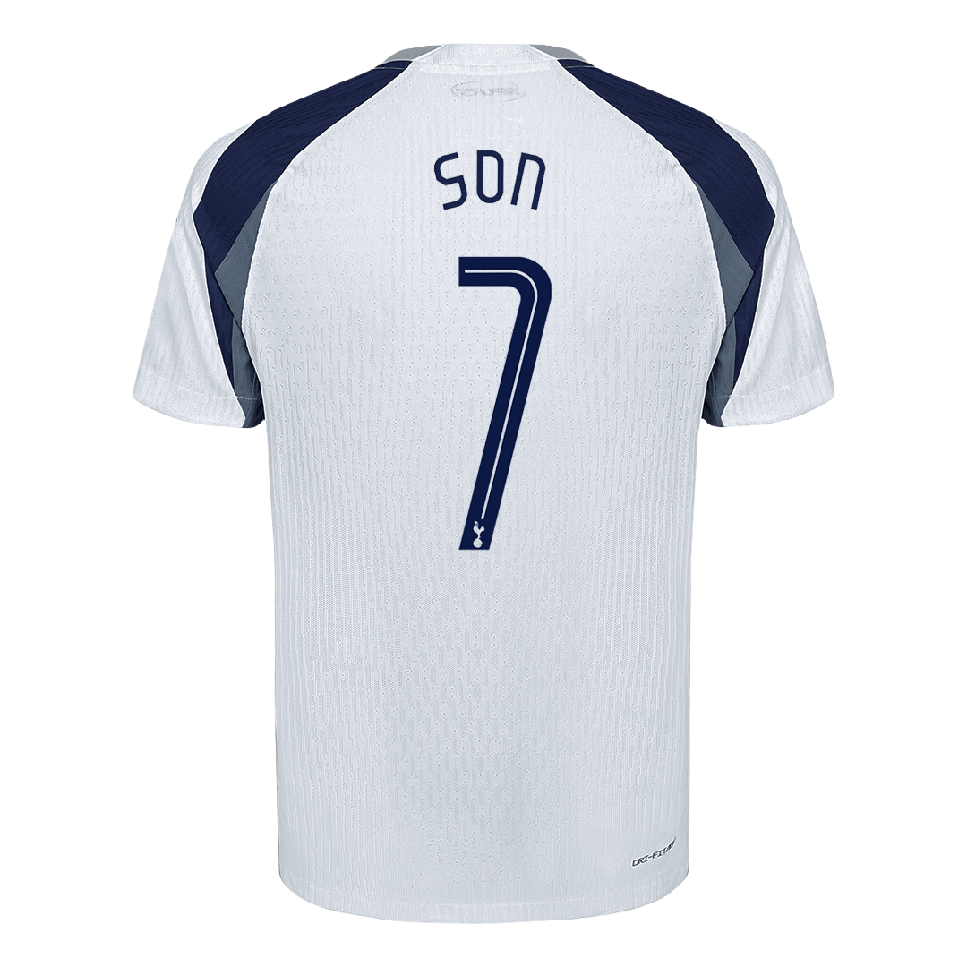 SON #7 Men's Tottenham Hotspur UCL 2025/26 Player Version Home Soccer Jersey - Slim Fit