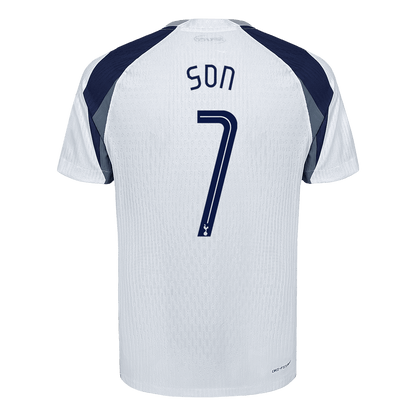 SON #7 Men's Tottenham Hotspur UCL 2025/26 Player Version Home Soccer Jersey - Slim Fit
