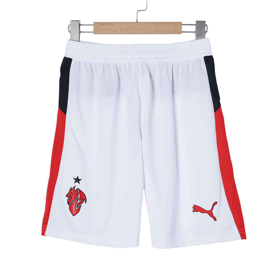 Men's AC Milan 2025/26 Away Soccer Jersey Kit