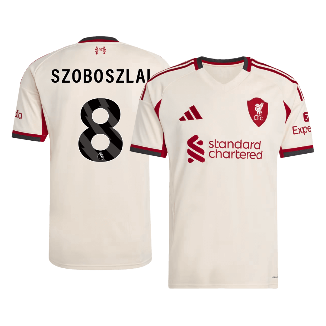 SZOBOSZLAI #8 Men's Liverpool 2025/26 Away Soccer Jersey