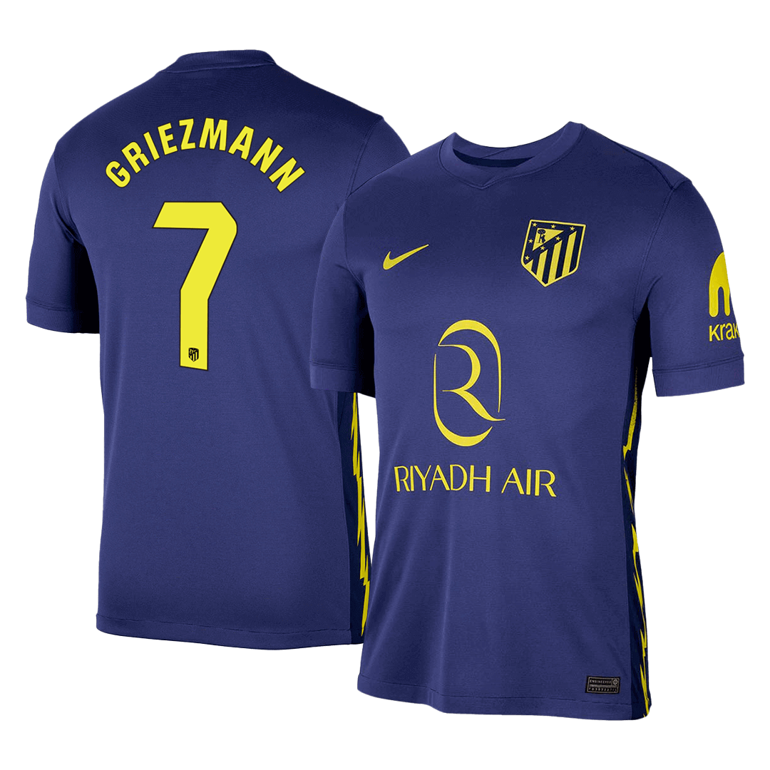 GRIEZMANN #7 Men's Atletico Madrid 2025/26 Away Soccer Jersey