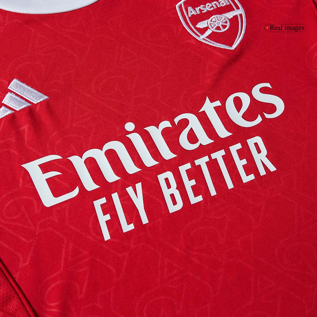 Kid's Arsenal 2025/26 Home Soccer Jersey Full Kit