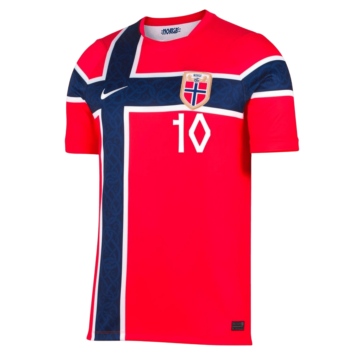 Ødegaard #10 Men's Norway World Cup 2026 Home Soccer Jersey