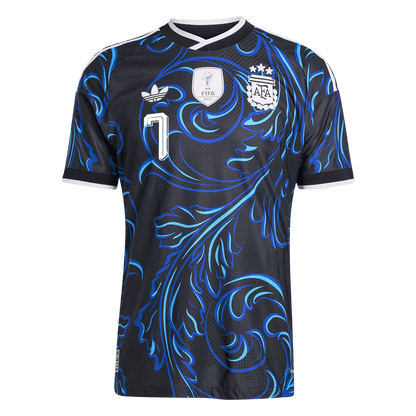 DE PAUL #7 Men's Argentina World Cup 2026 Player Version Away Soccer Jersey - Slim Fit