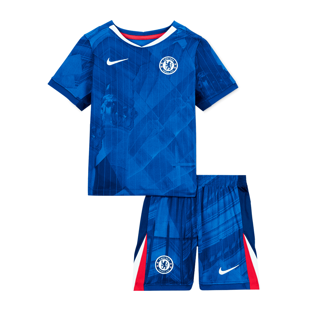 Kid's Chelsea 2025/26 Home Soccer Jersey Kit