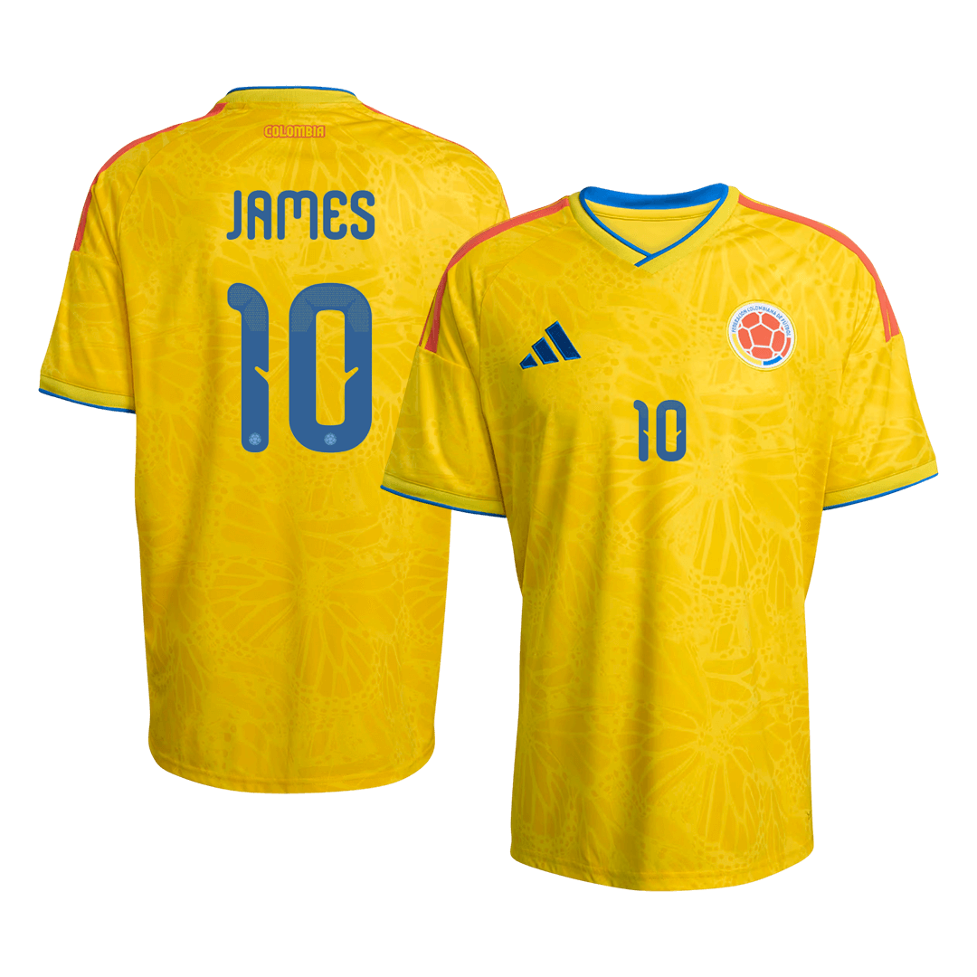 JAMES #10 Men's Colombia World Cup 2026 Home Soccer Jersey