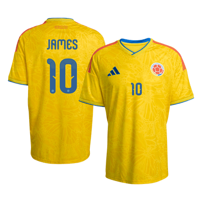 JAMES #10 Men's Colombia World Cup 2026 Home Soccer Jersey