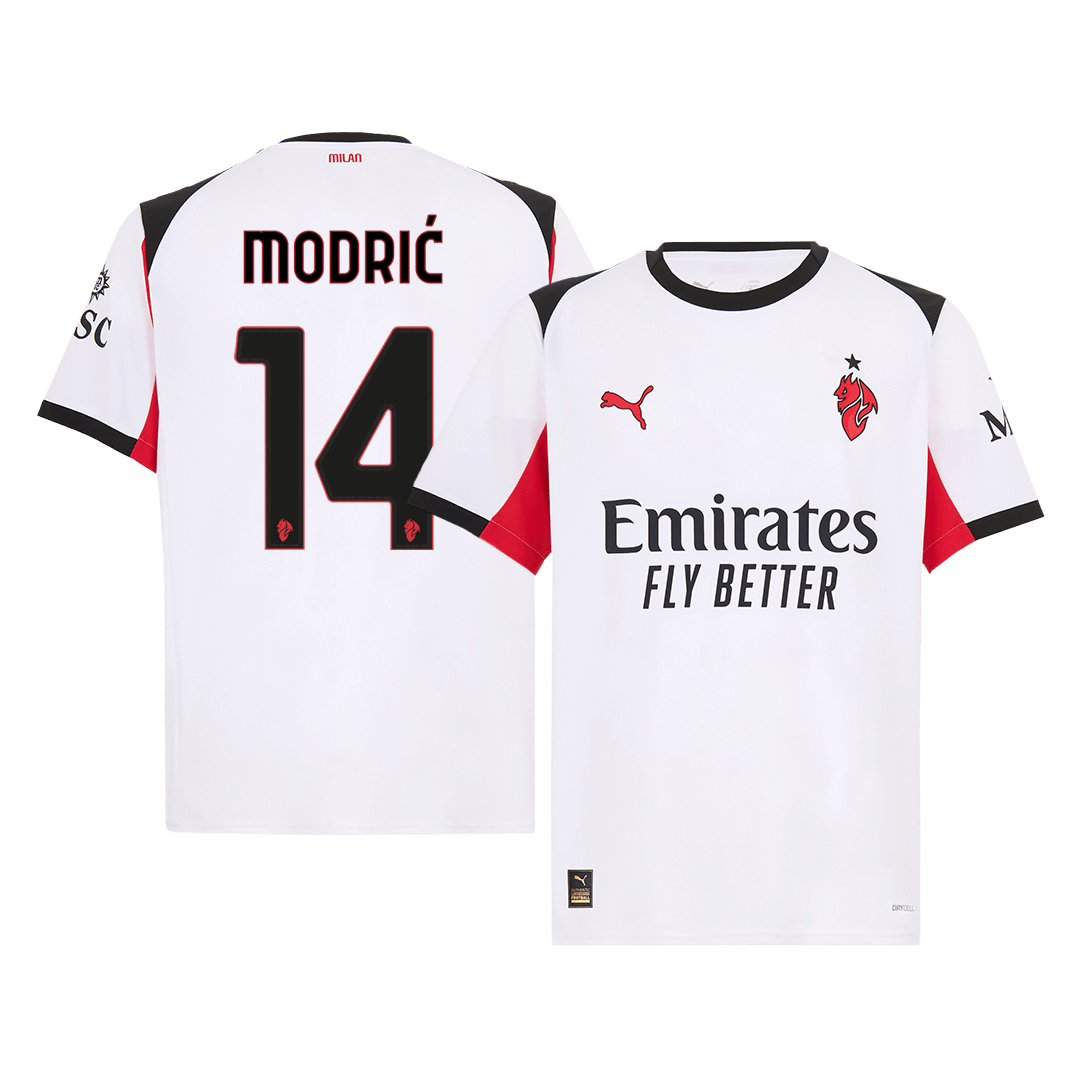 MODRIĆ #14 Men's AC Milan 2025/26 Away Soccer Jersey