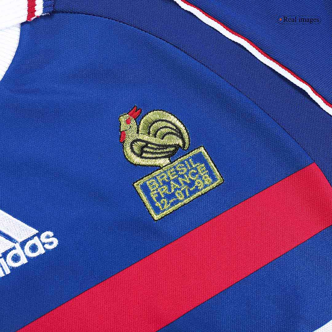 Retro Men's France 1998 Home Soccer Jersey