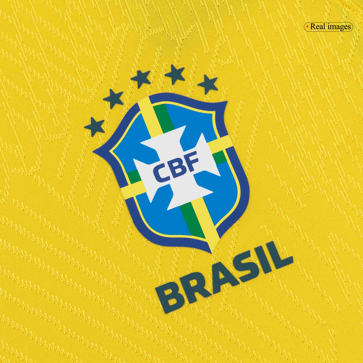Men's Brazil World Cup 2026 Player Version Home Soccer Jersey - Slim Fit