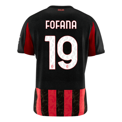 FOFANA #19 Men's AC Milan 2025/26 Home Soccer Jersey [PREMIUM]