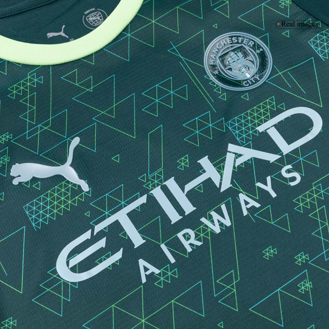 Kid's Manchester City 2025/26 Soccer Jersey Kit