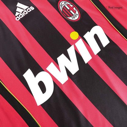 Retro RONALDO #99 Men's AC Milan 2006/07 Home Long Sleeve Soccer Jersey