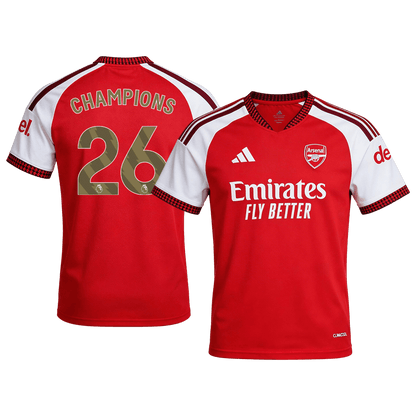 CHAMPIONS #26 Men's Arsenal 2026/27 Home Soccer Jersey