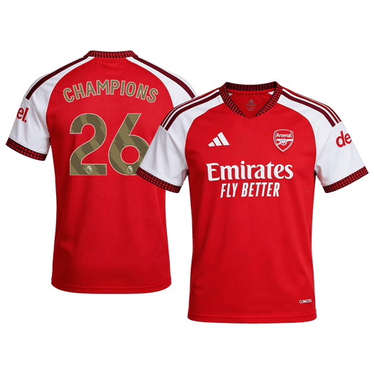CHAMPIONS #26 Men's Arsenal 2026/27 Home Soccer Jersey