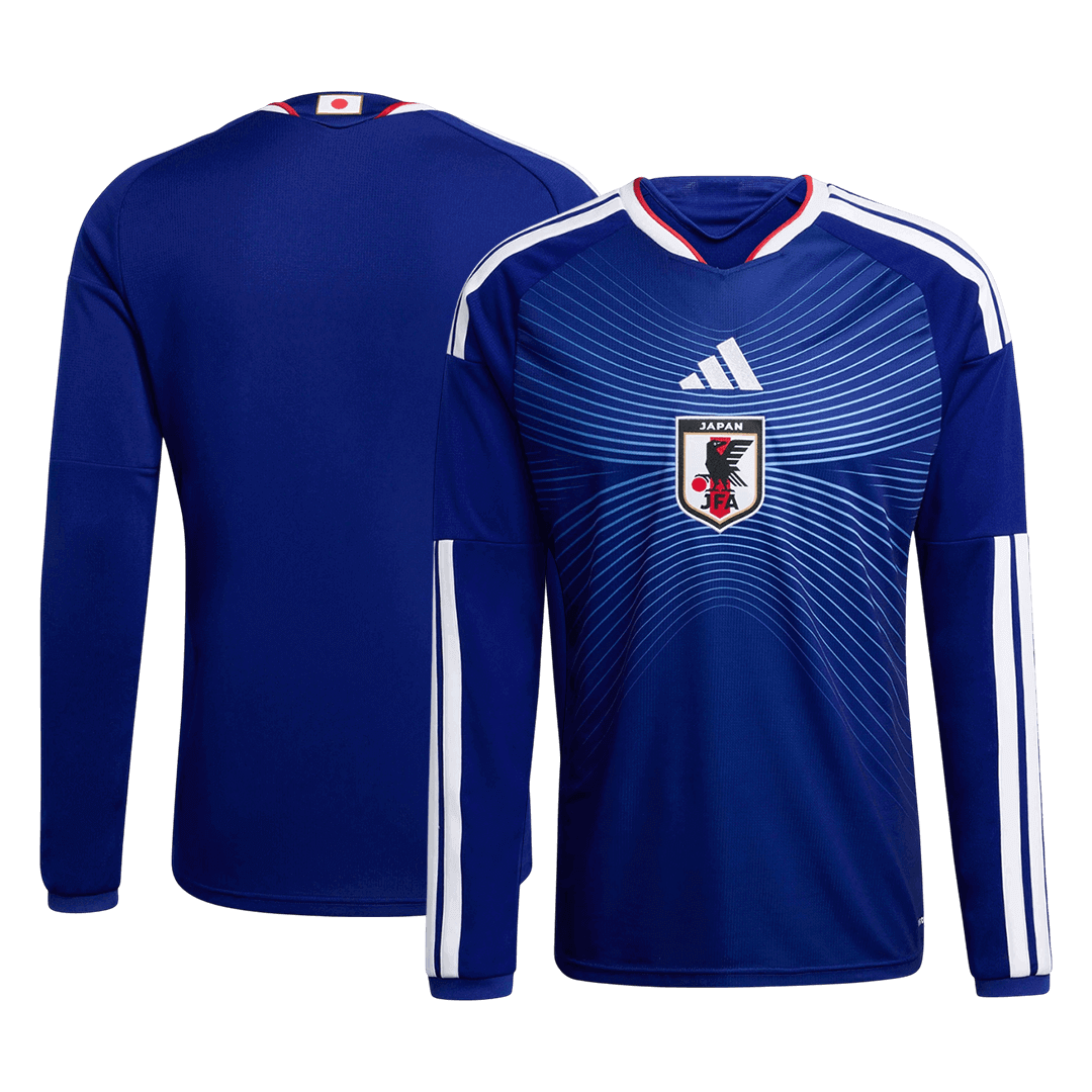 Men's Japan World Cup 2026 Home Long Sleeve Soccer Jersey