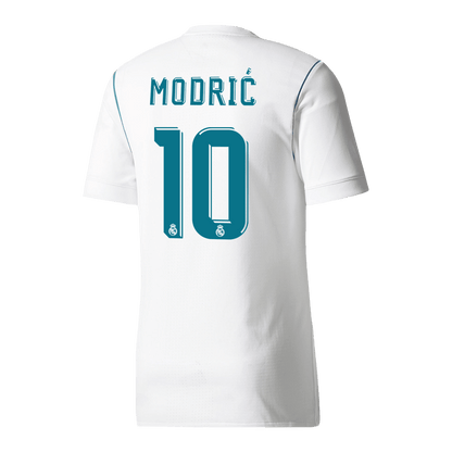 Retro MODRIĆ #10 Men's Real Madrid 2017/18 Home Soccer Jersey