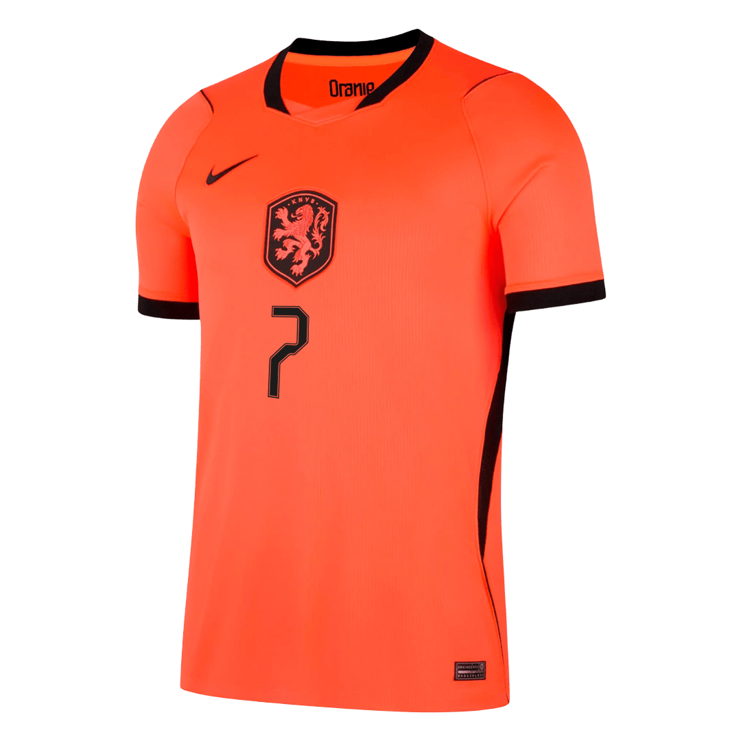 XAVI #7 Men's Netherlands World Cup 2026 Home Soccer Jersey
