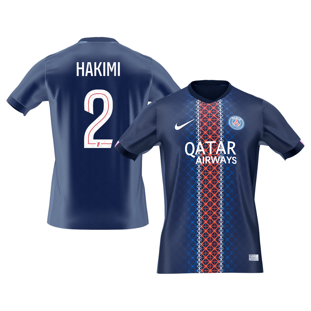 HAKIMI #2 Men's PSG 2025/26 Home Soccer Jersey [PREMIUM]