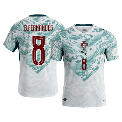 B.FERNANDES #8 Men's Portugal World Cup 2026 Away Soccer Jersey